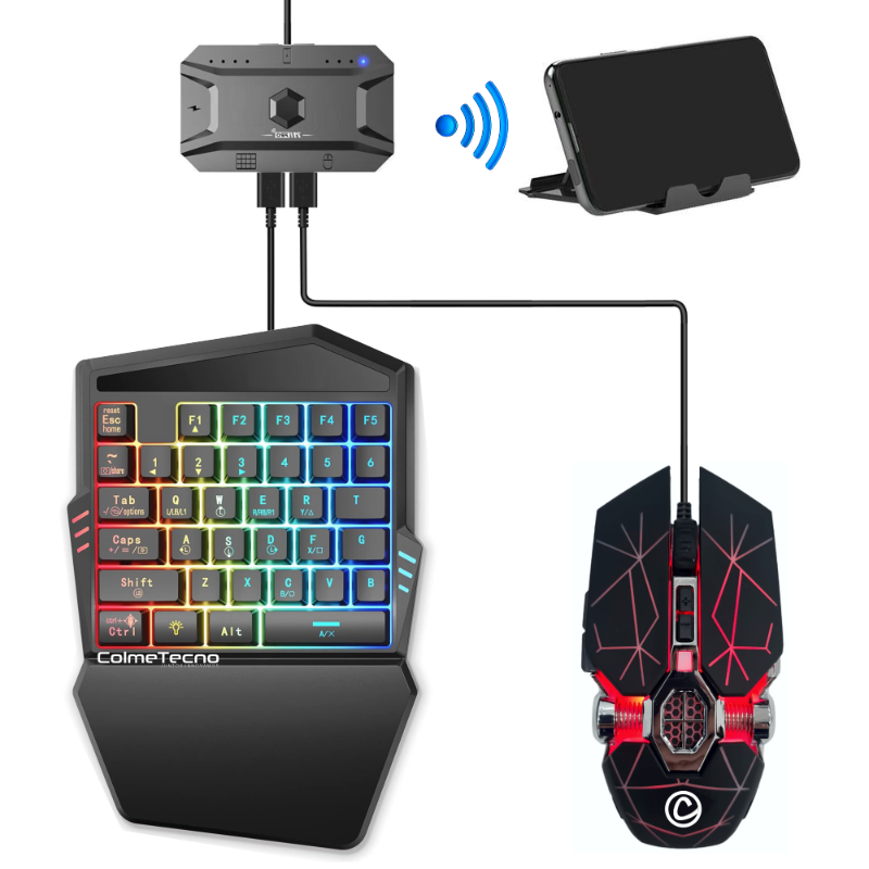 Combo Gamer Para Celular Rgb 3en1 G98