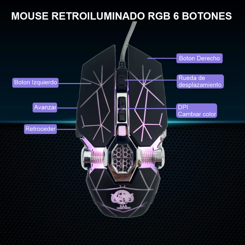 Combo Gamer Para Celular Rgb 3en1 G98